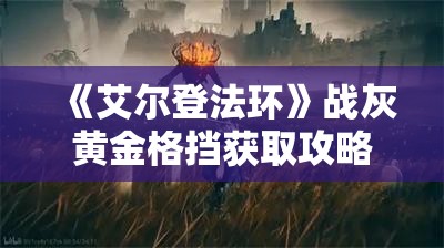 《艾尔登法环》战灰黄金格挡获取攻略：瑟利亚镇的入口详解